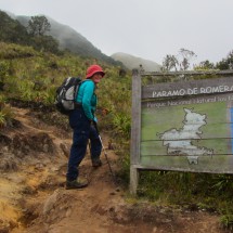 Entering the Paramo, above the jungle and more than 3600 meters high